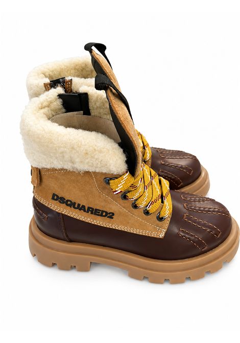 Anfibi con pelliccia DSQUARED2 JUNIOR | 837583